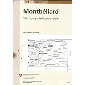 1064 MONTBELIARD ECHELLE 1 25 000
