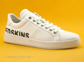 Achat chaussures Redskins Homme Basket, vente Redskins GIMIC ZK6017X blanc noir - Basket mode Homme