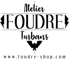 Bandeau à cheveux en coton Wax Prunier