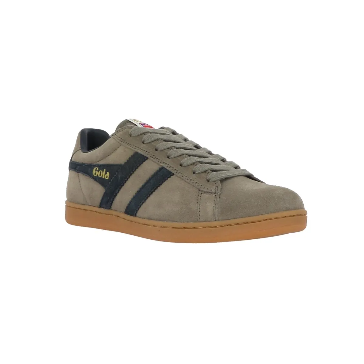 Baskets mode Gola equipe suede marron