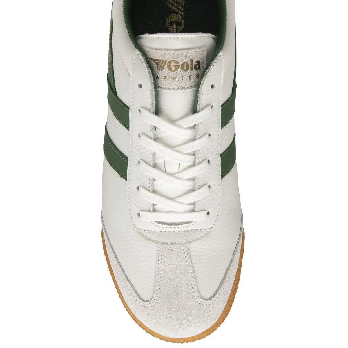 Baskets mode Gola harrier leather blanc