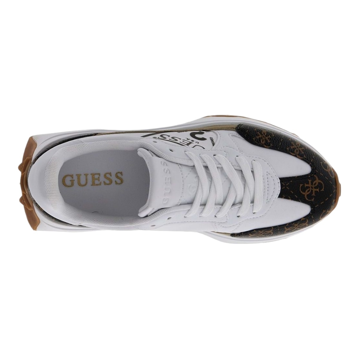 Baskets mode Guess calebb5 blanc