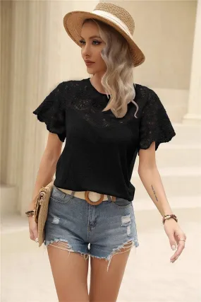 Blouse Fluide Dentelle
