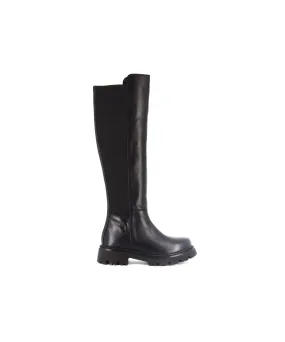BOTTE CHELSEA CUIR NOIR