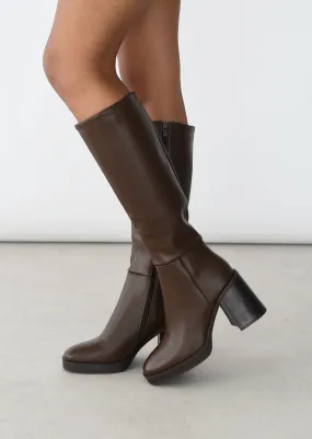 Bottes hautes à talons