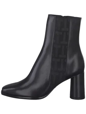 Bottine Cuir à Talons Tamaris - Noir