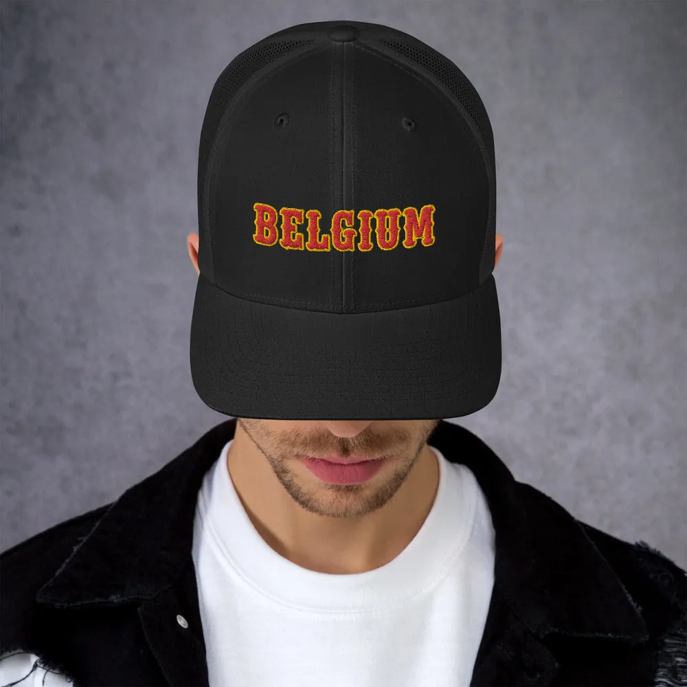 Casquette BELGIUM style Trucker