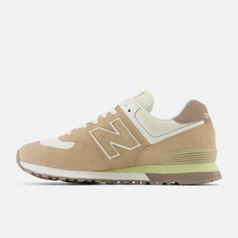 Chaussures mixte New Balance 574 - Marron/Beige