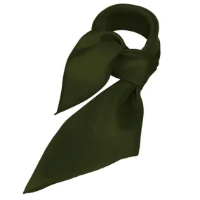 Foulards / Foulard soie vert foncé - carré