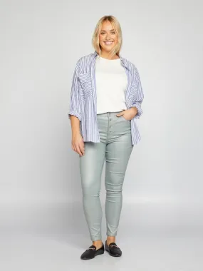 Jean skinny / coupe très ajustée - Gris