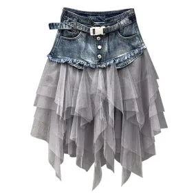 Jupe Jean et Tulle - Westwood style