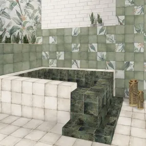 Mainzu Bottega Decor Spring Leaves 20x20 cm PT03340 | Revêtement mural imitation pierre 