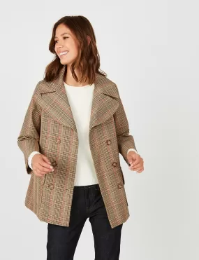 Manteau Séraphine Prince-de-Galles
