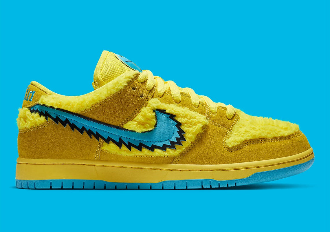 Nike SB - Dunk Low Grateful Dead Bears Opti Yellow