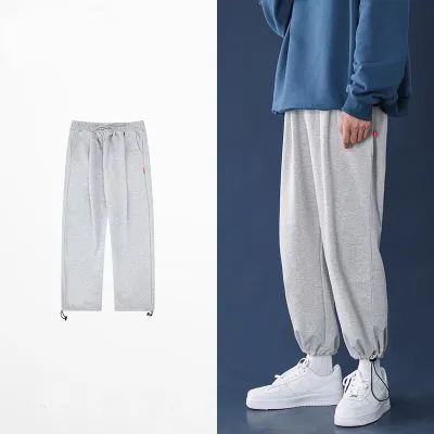 Pantalon de sport large avec cordon de serrage pour homme