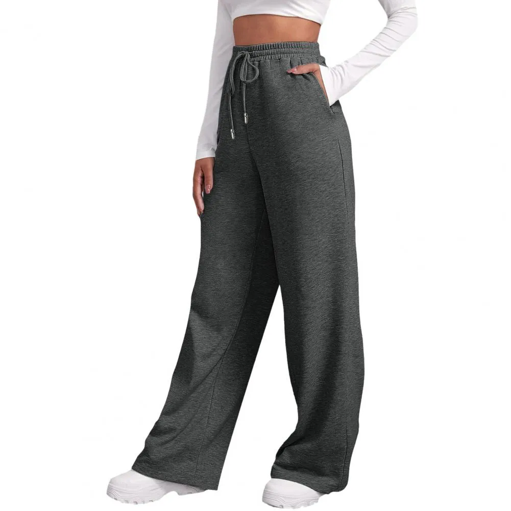 Pantalon de survêtement taille élastique pour femme