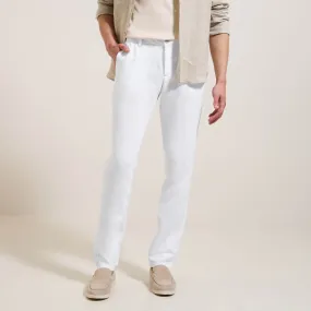Pantalon en lin droit Blanc | Jules