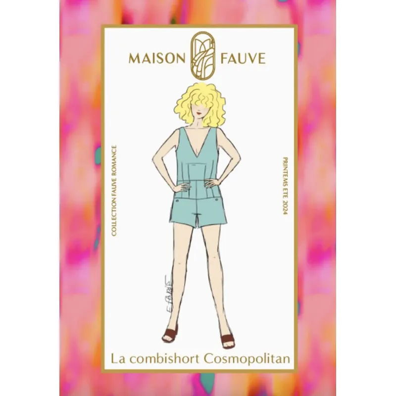 Patron combishort Maison Fauve - Cosmopolitan