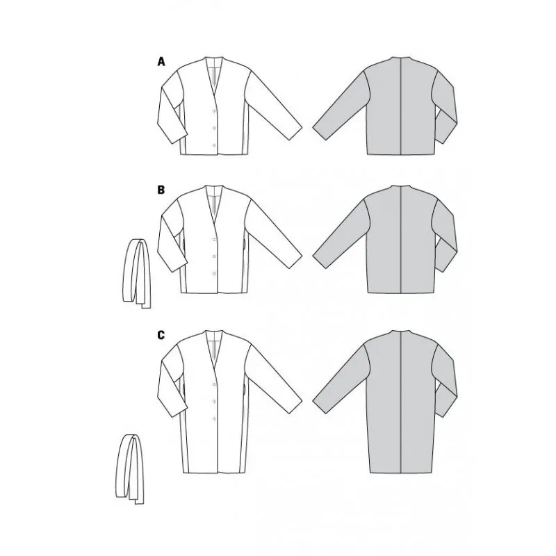 Patron manteau femme - Burda n°5976