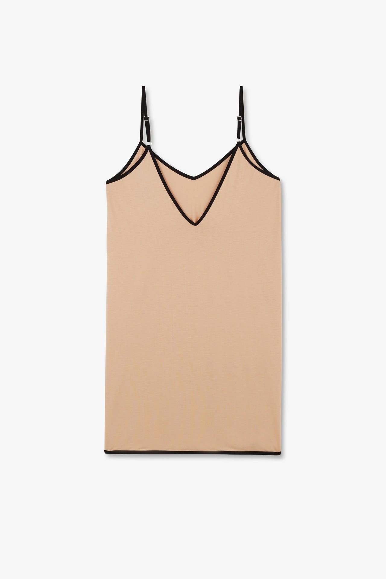 Robe nuisette rose en lyocell stretch