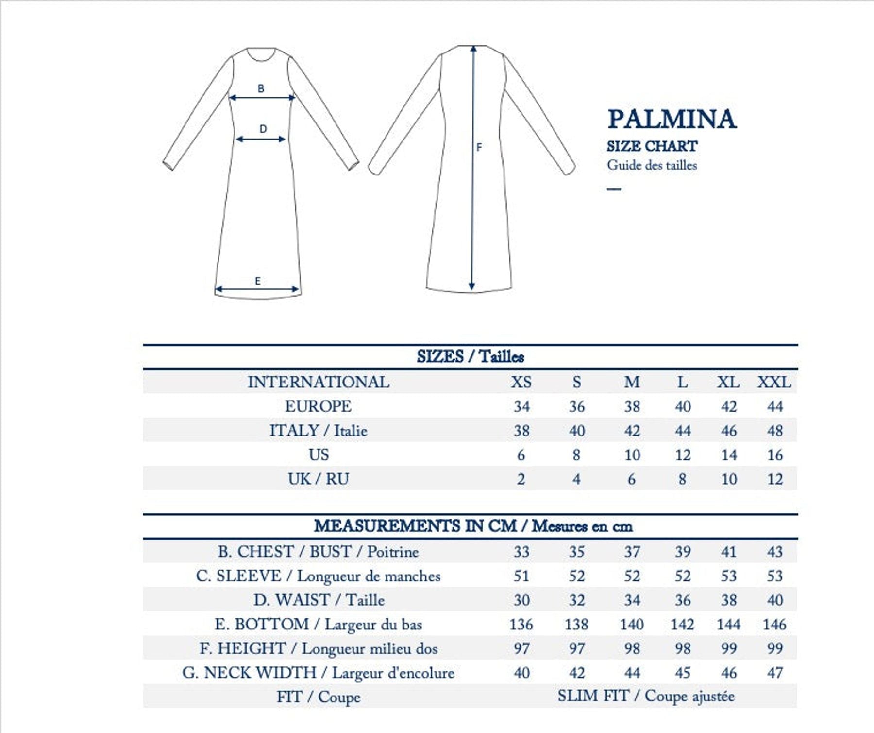 Robe Palmina Lucky kaki
