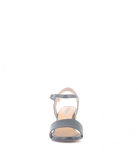 SANDALES VERA80 CUIR VEGAN NOIR
