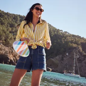 Short en jean femme