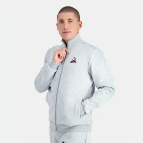 Sweat zippé homme Le Coq Sportif Essentials - Gris Chiné Clair