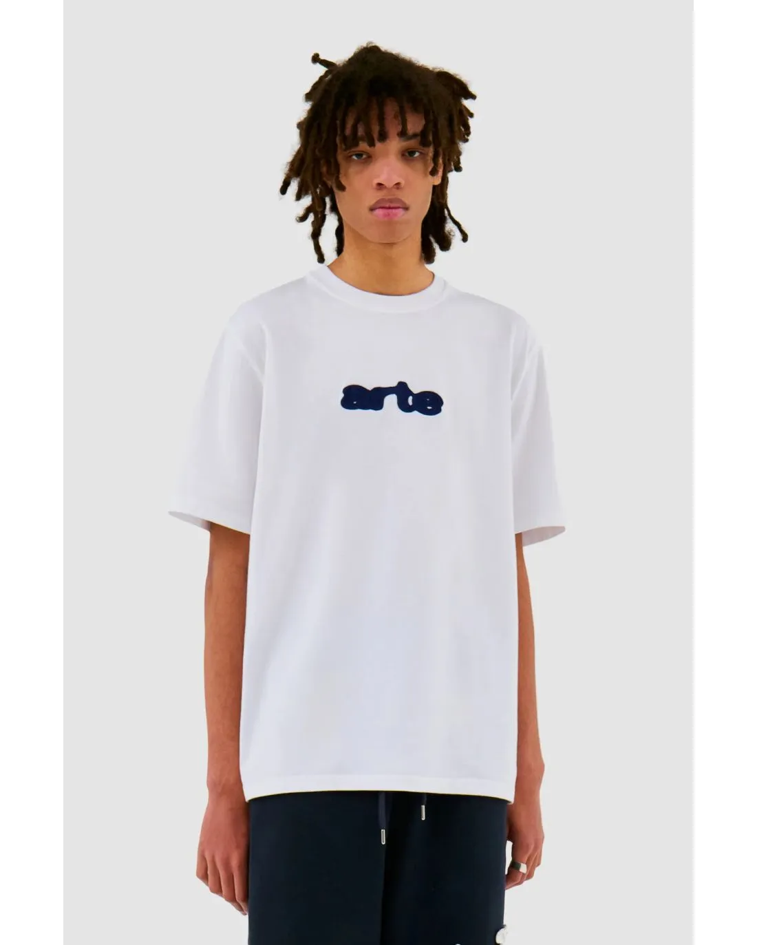 TSHIRT BLUR EMBROIDERY WHITE - Arte Antwerp | Chez Maman Rouen
