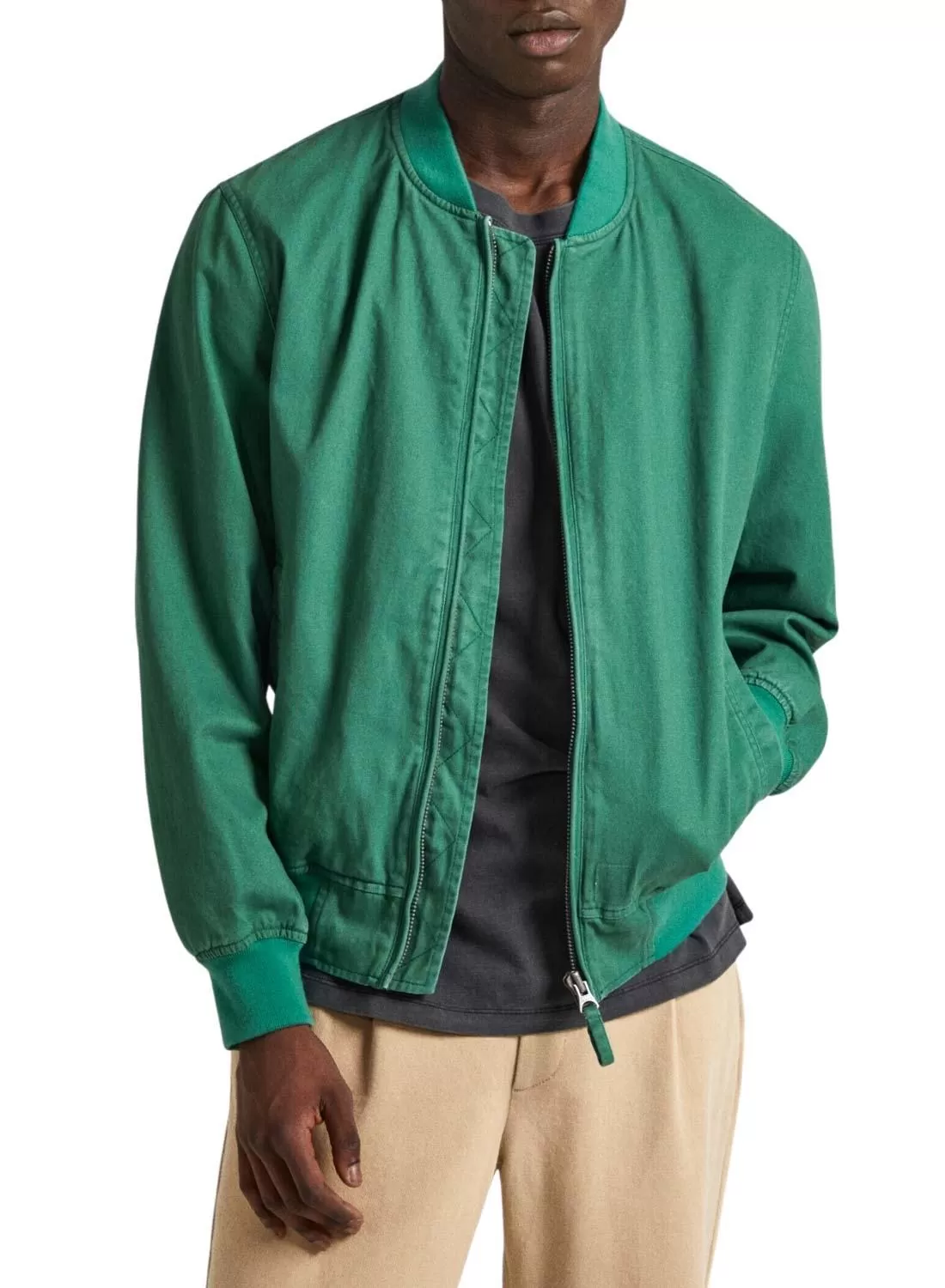 Veste Pepe Jeans Ving verte pour homme.