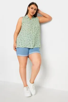 YOURS - Blouse Floral Verte